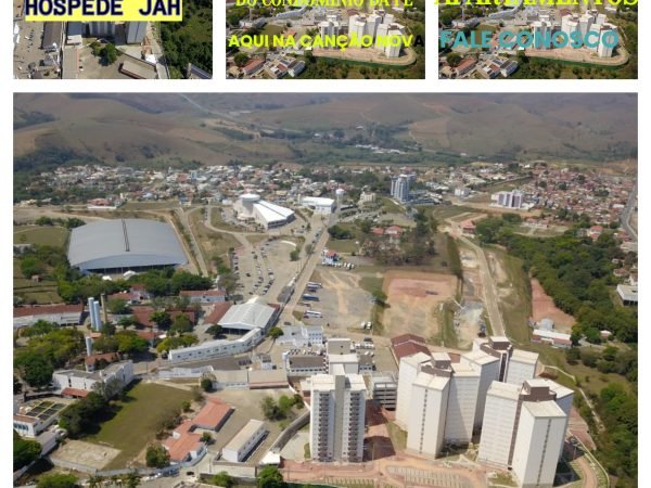 APARTAMENTO COM 1 DORM – 44,17M² PARA 5 PESSOAS – CONDOMÍNI0 DA FÉ