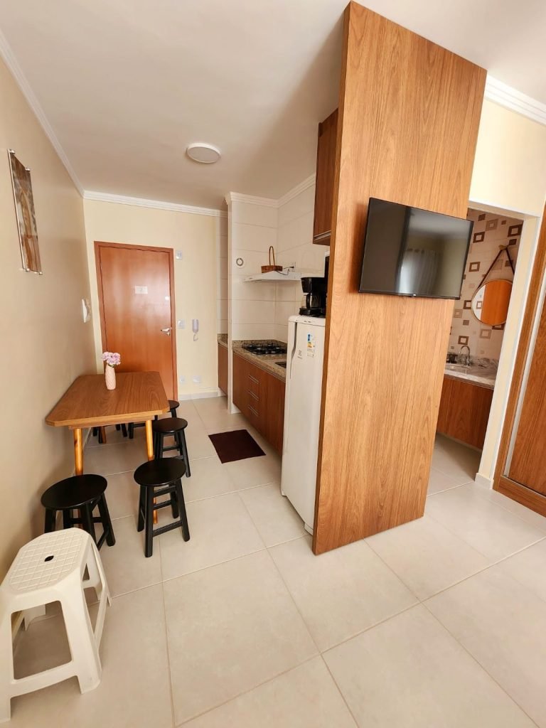 APARTAMENTO 28,8M² – PARA 6 PESSOAS – CONDOMINIO DA FÉ
