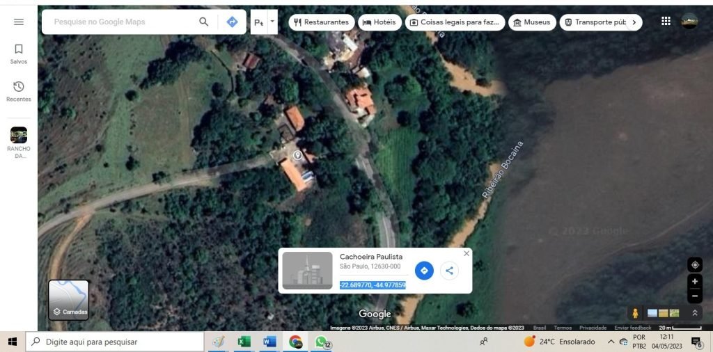 CASA DE CAMPO – ESTRADA ASFALTADA – 8 MINUTOS DA CANÇÃO NOVA